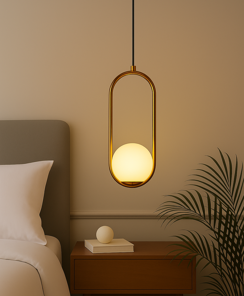 Lámpara colgante para mesa de noche - Luz de Manhattan